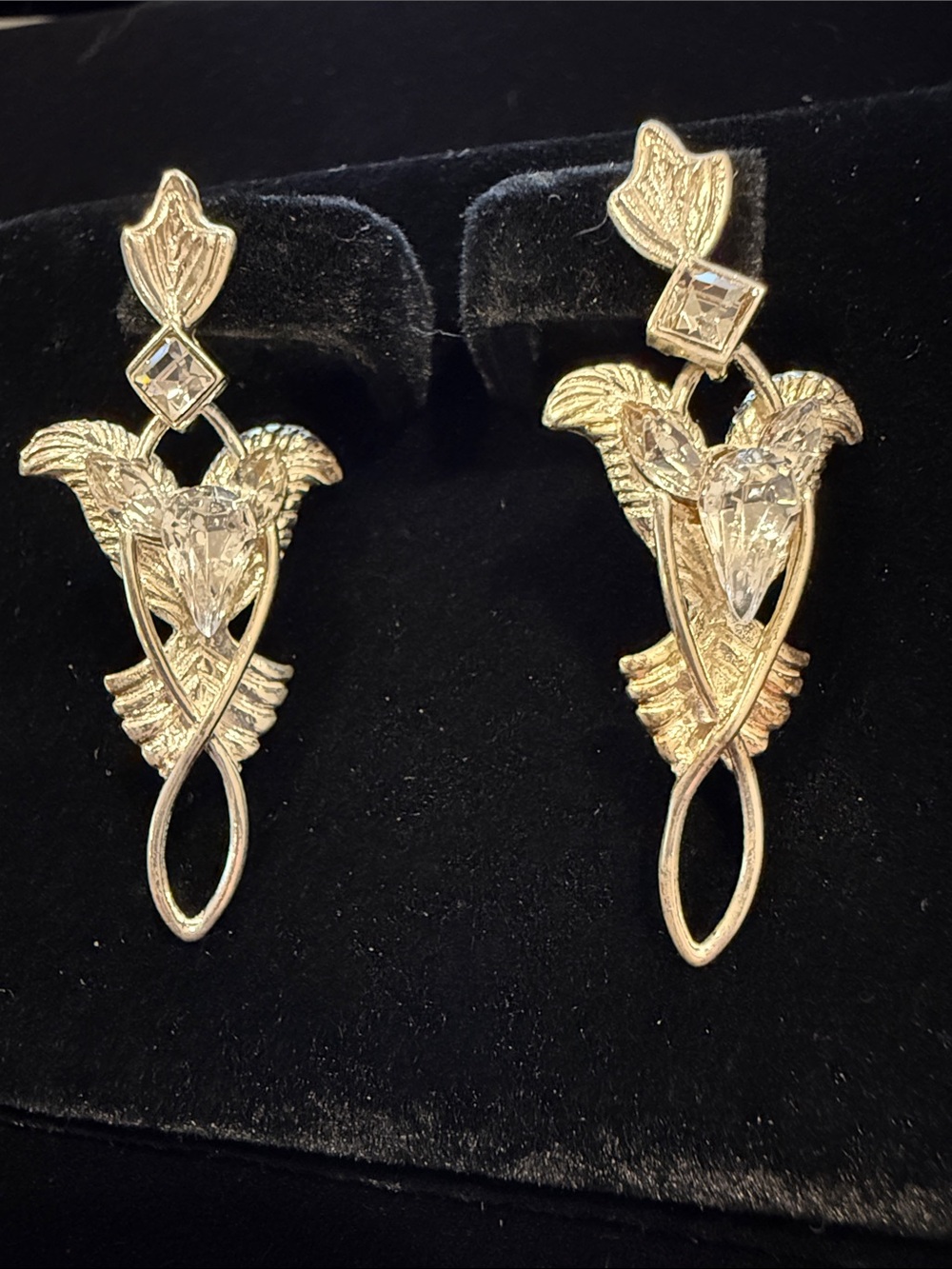 Noble Collection Lord of the Rings Arwen Evenstar Post Earrings 925 Sterling